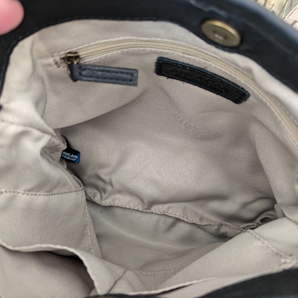 American Leather Co Genuine Leather Bag in Black (NWOT) - Picture 3 of 4